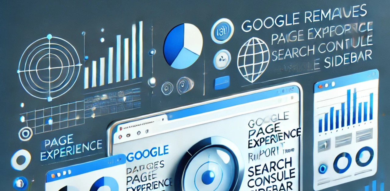 Google Removes Page Experience Report from Search Console Sidebar