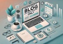 start a blog